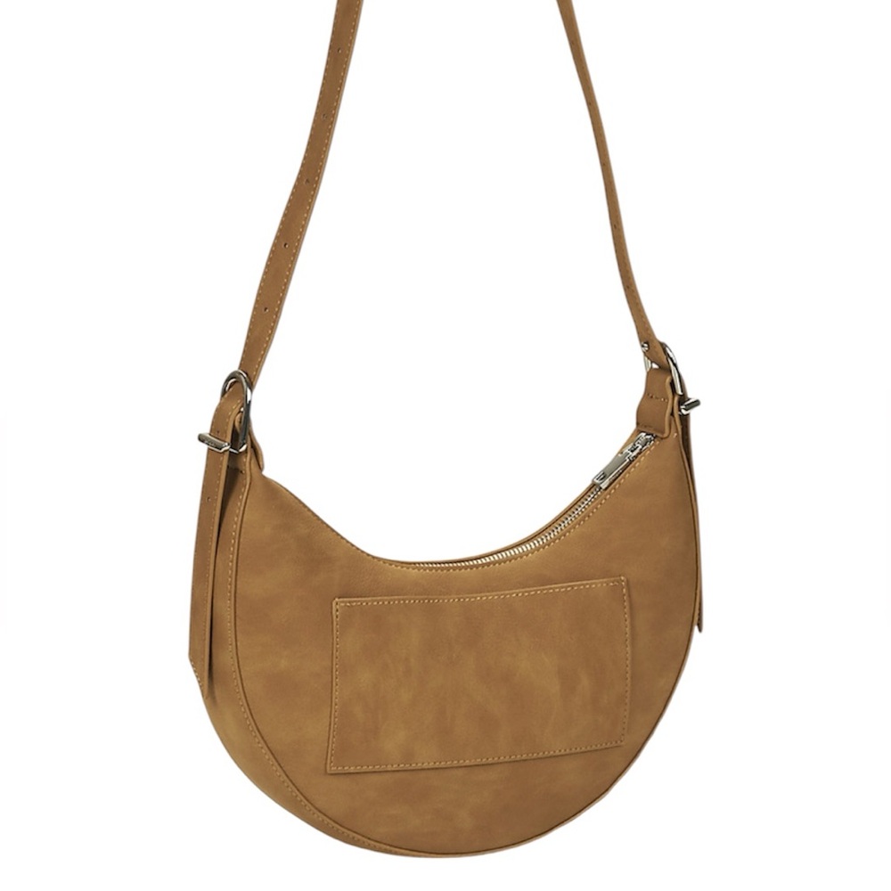 DESIGUAL New Orbis Cascais Camel Brown Tan Perforated Shoulder Crossbody Bag - Picture 7 of 14
